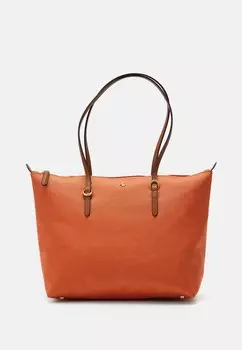 Большая сумка MEDIUM KEATON TOTE BAG Ralph Lauren, оранжевый
