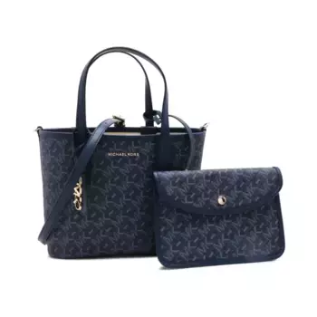Большая сумка + мешочек Michael Kors, синий