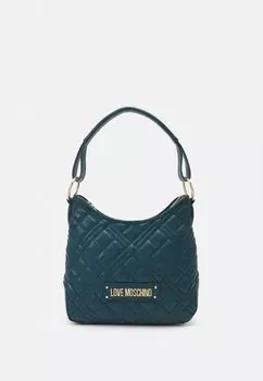 Большая сумка QUILTED BAG Love Moschino, коричневый