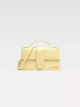 Большая сумка с клапаном JACQUEMUS The large Bambino, желтый