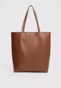 Большая сумка Stradivarius, коричневый