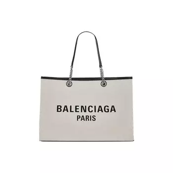 Большая сумка-тоут Balenciaga Duty Free, цвет Натуральный