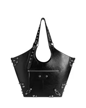 Большая сумка-тоут Le Cagole Balenciaga, цвет Black