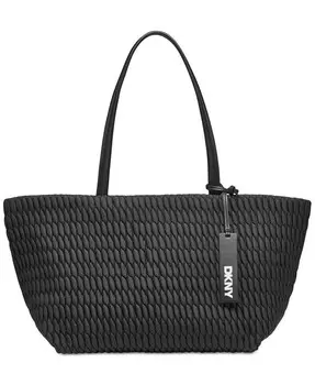 Большая сумка-тоут Mack Nylon DKNY, черный