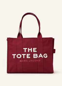 Большая сумка-тоут MARC JACOBS, темно-красный