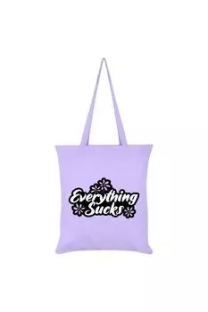 Большая сумка «Все отстой» Grindstore, розовый
