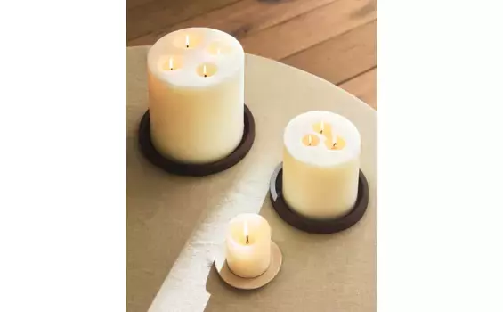 Большая свеча Zara Home, белый