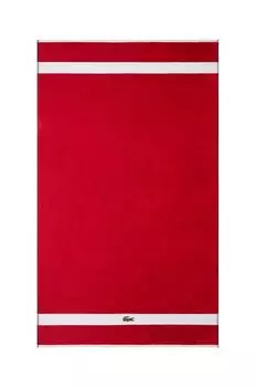 Большое хлопковое полотенце 90 х 150 см. Lacoste, синий