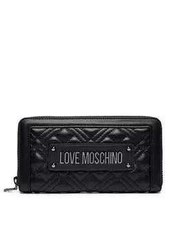 Большой кошелек Love Moschino, черный