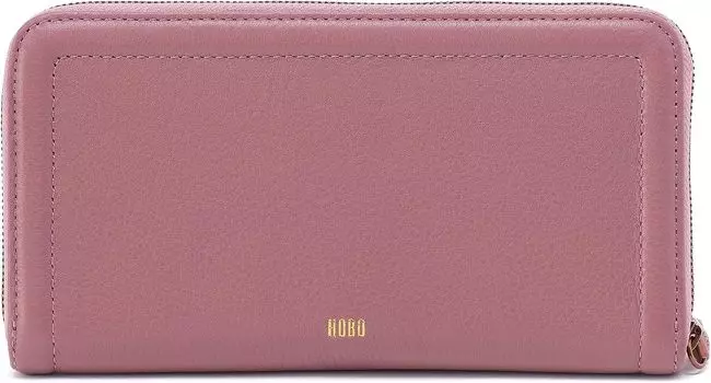 Большой кошелек Nila на молнии HOBO, лиловый