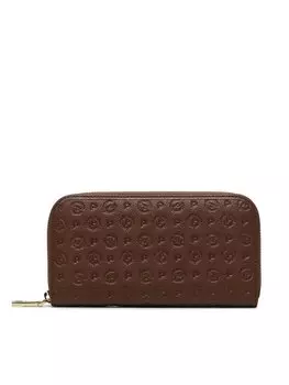 Большой кошелек Pollini, коричневый