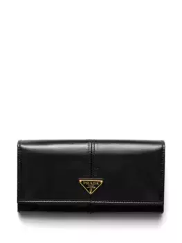 Большой кошелек Prada, черный