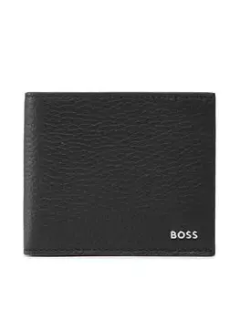 Большой мужской кошелек Boss, черный