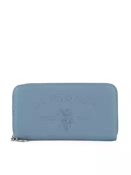 Большой женский кошелек U.S. Polo Assn., синий