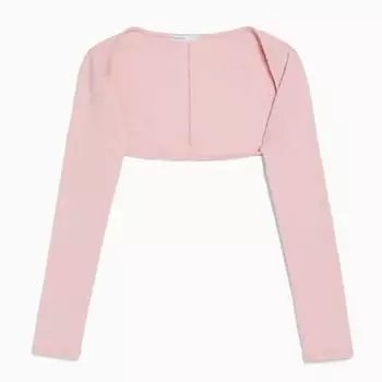 Болеро Bershka Basic Arm Warmers, розовый