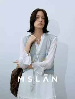 Болеро Mslan шерстяной, синий