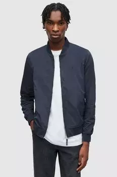 Бомбер BASSETT BOMBER AllSaints, синий