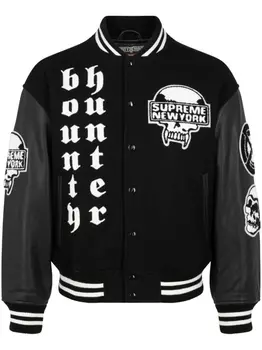 Бомбер Bounty Hunter Black Supreme, черный