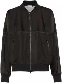 Бомбер Brunello Cucinelli monili, черный