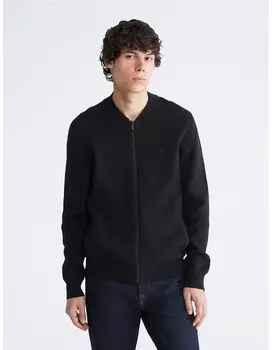 Бомбер Calvin Klein Compact Cotton, черный