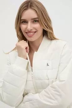 Бомбер Calvin Klein Jeans, бежевый