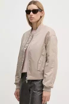 Бомбер Calvin Klein Jeans, бежевый