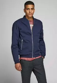 Бомбер Chaquetas Jack & Jones JJERUSH, цвет navy blazer