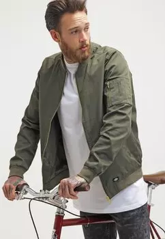 Бомбер Dickies HUGHSON, цвет Dark Olive
