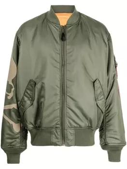 Бомбер Edition MA-1 из коллаборации с Alpha Industries Mastermind World, зеленый