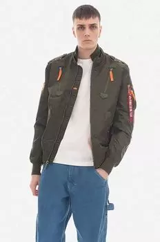 Бомбер Falcon II Alpha Industries, зеленый