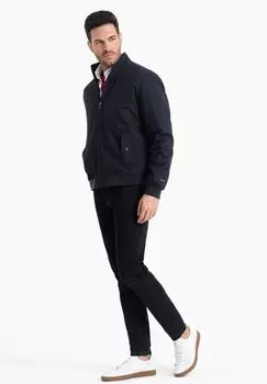Бомбер Harrington Ombre, темно-синий