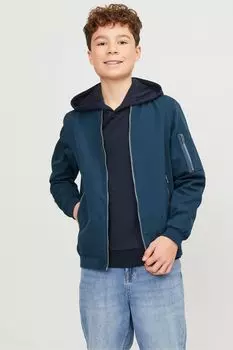 Бомбер Jack & Jones Jack & Jones Junior, синий