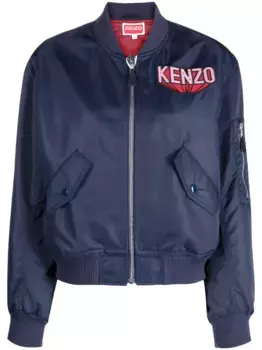 Бомбер Kenzo 3D, синий