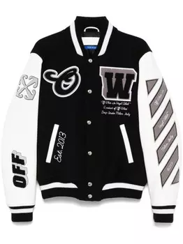 Бомбер Lea Off-White, черный