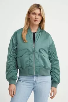 Бомбер Levi's, зеленый