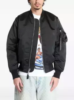 Бомбер на молнии Alpha Industries, черный