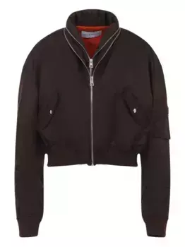 Бомбер на молнии Givenchy, коричневый