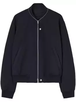 Бомбер на молнии JIL SANDER, синий
