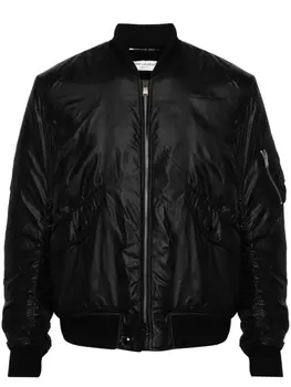 Бомбер на молнии Saint Laurent, черный