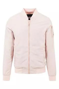 Бомбер на молнии Urban Classics, розовый