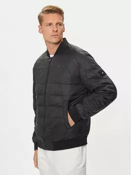 Бомбер обычного кроя Tommy Hilfiger, черный