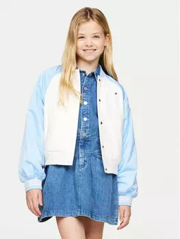 Бомбер обычного кроя Tommy Hilfiger, синий