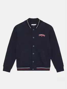 Бомбер обычного кроя Tommy Hilfiger, синий