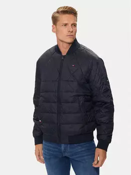 Бомбер обычного кроя Tommy Hilfiger, синий