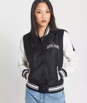 Бомбер Penn Retro Jeans, черный