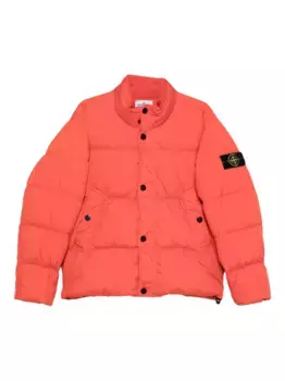 Бомбер-пуховик Stone Island, оранжевый