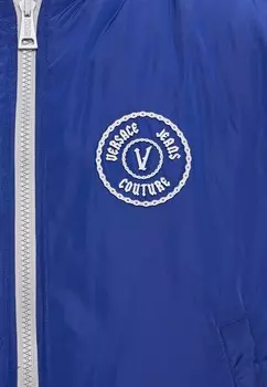 Бомбер REVERSIBLE CHROMO Versace, синий
