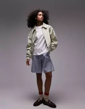 Бомбер с хлопковым воротником Topshop