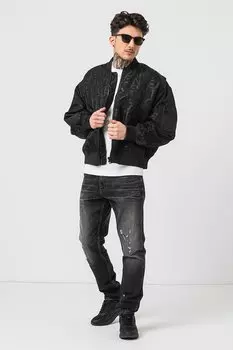 Бомбер с логотипом Calvin Klein Jeans, черный