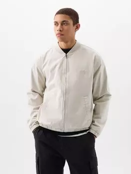 Бомбер с логотипом Gap, бежевый